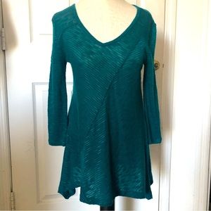 DKNY Jeans Teal Tunic Style Top